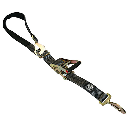 Bulldog Winch Ratcheting Axle Strap, 2inx10ft 10k BS, Black, 20229