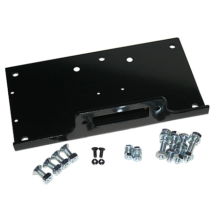Bulldog Winch Winch Mounting Plate for 5800 and 7800 Trailer Winch, Black Powder Coated Finish, Black, 20215