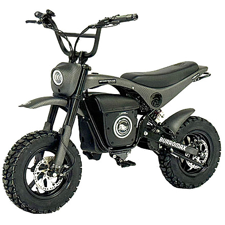 Burromax HRH 2.5 Electric Hunt Bike, 2.5kw Rated, 6kw Peak, 52v 100a Lithium Ion Powered, Black, 20052