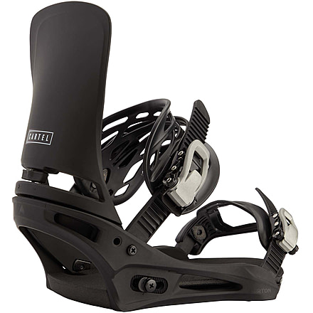 Burton Cartel Re-Flex Snowboard Binding - Men's, Black, Medium, 10539107001-M