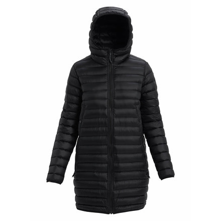 Burton Evergreen Long Down Jacket - Womens, True Black, Small, 20516101001-S