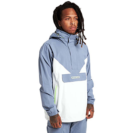 Burton Freelight Jacket - Men's, Folkstone Gray/Stout White, 2XL, 22697100020-XXL