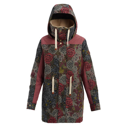 Burton Hazelton Jacket - Womens, Cheetah Floral / Rose Brown, Medium, 14109105650-M
