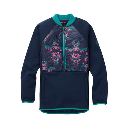 Burton Khalsa Hybrid Anorak Jacket - Womens, Dress Blue Stylus / Dress Blue, Extra Small, 21355100400-XS