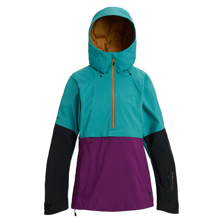Burton Kimmy 2L Anorak Jacket -Womens, Green-Blue Slate / Charisma / True Black, Large, 21283100400-L