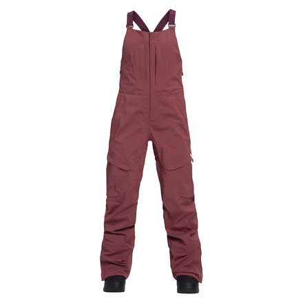 Burton Kimmy Bib Pant, 2L - Womens, Rose Brown, Medium, 21284100200-M