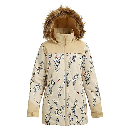 Burton Lelah Jacket - Womens, Cnvsbd/Pebble, Small, 20541100100S