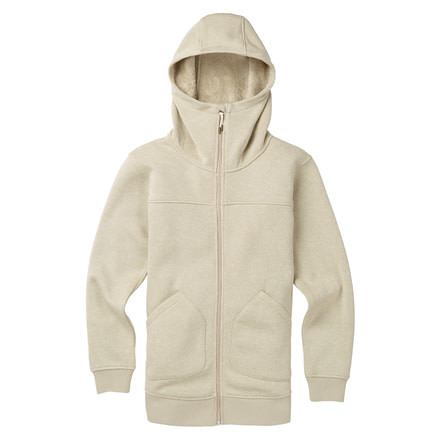 Burton Minxy Full-Zip Hoodie - Womens, Pelican Heather, Small, 16435104250S