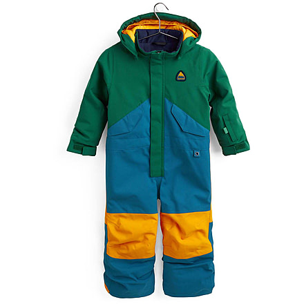 Burton One Piece - Toddlers, Fir Green/Celestial Blue, 2T, 22174101301-2T