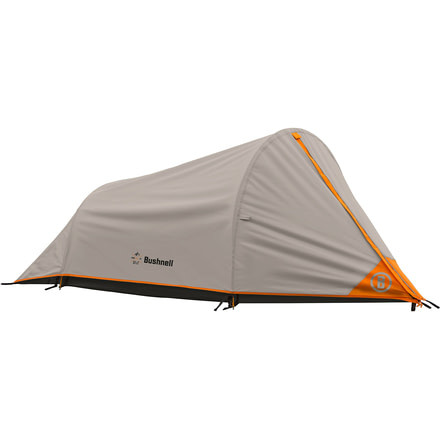 Bushnell 1 Person Backpacking Tent, Orange/Gray/Black, 50000