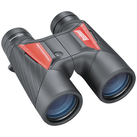 Bushnell 10X40 Spectator Sport Roof Permafocus Binoculars, Black/Red, BS11040