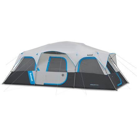 Bushnell 12 Person FRP Cabin Tent, Blue/Gray/Dark Gray, 50007