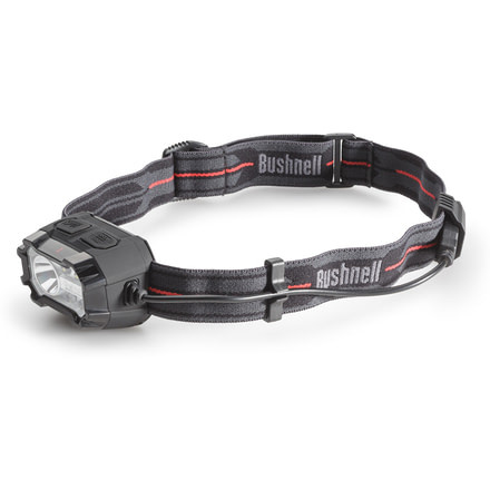 Bushnell PRO Rechargable 400 Lumen MC Headlamp, Gray/Orange, 50010