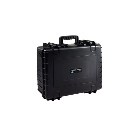 B&amp;W International Type 6000 Black Outdoor Case with 3DR Solo Custom Insert, Black, Medium 6000/B/Solo