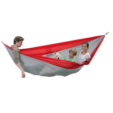 Byer Of Maine Traveller Double Hammock XXL-Red/Grey