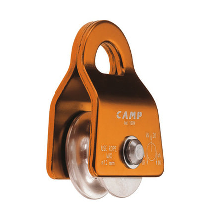 C.A.M.P. Ball Bearing Mobile Pulley-Orange-Small