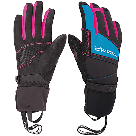 C.A.M.P. G Comp Warm Gloves - Womens, Black/Light Blue/Fuchsia, Extra Small, 3397XS