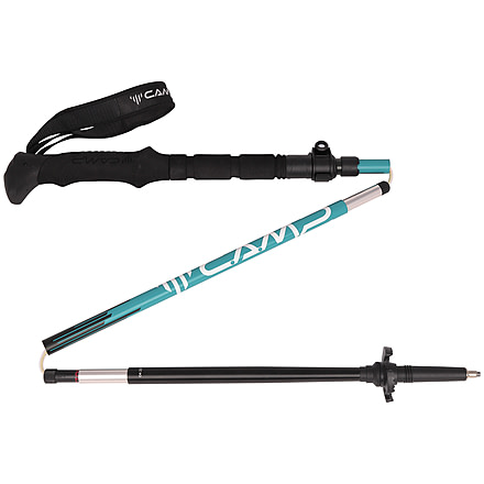 C.A.M.P. Megasonic Trekking Poles, Black/Aqua, 3350