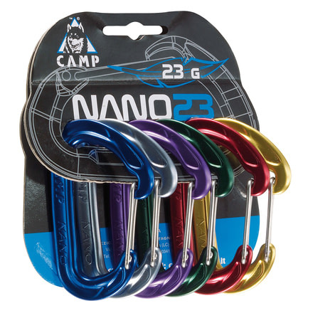 C.A.M.P. Nano 23 Wire Carabiner-Blue