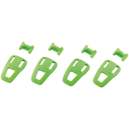 C.A.M.P. Titan Helmet Replacement Headlamp Clips, Green, 2718