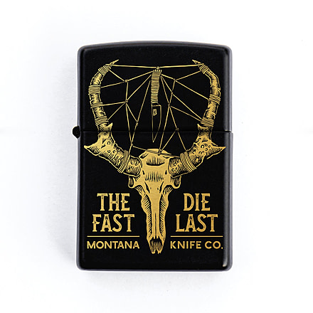 Montana Knife Company Speedgoat Traditional Windproof Zippo Lighter, Multi, One Size, MKC-000050