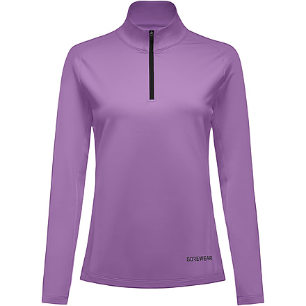 GOREWEAR Everyday Mid 1/4 Zip Womens in Scrub Purple Medium 8-10 Regular fit Moisture Wicking F0615A18, 101094-BX00-40