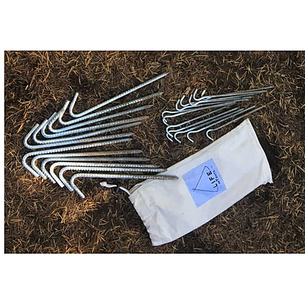 Life Intents Bell Tent Stake Set - Steel Tent Pegs, bell-tent-stake-set