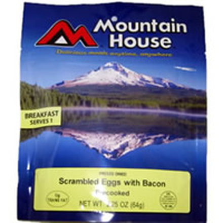 Cache Lake Camping Food Scrambled Eggs w/ Bacon Flavored Bits