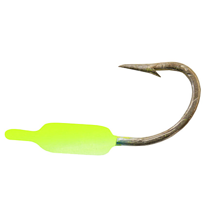 Calcutta Crusher Jighead, 1/8 oz,s Sz 1 J-Hook Green/Chartreuse, 5/Pack, BR100-03 GC