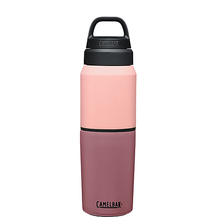 CamelBak 2412601051 Multibev Tumbler Terracotta Rose Stainless Stee, Terracotta Rose/Camellia Pink, 17oz/12oz, 2412601051