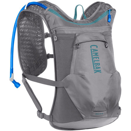 CamelBak Chase 8 Vest, Recreation Pack, 70 oz, Gunmetal/Larkspur, 70, 2190002000