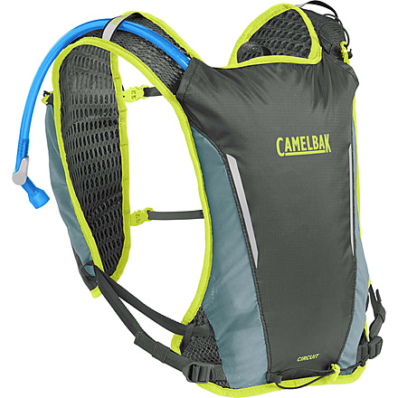 CamelBak Circuit Run Vest - Womens, Graphite/Limeade, One Size, 2825002000