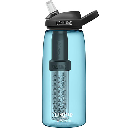CamelBak Eddy+ filtered by LifeStraw Watter Bottle w/ Tritan Renew, True Blue, 32oz, 2550401001