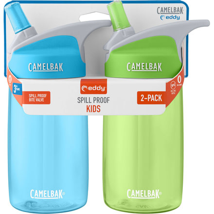 CamelBak Eddy Kids - 2-Pack, Sky Blue/Grass, .4 Liter, 1895901075