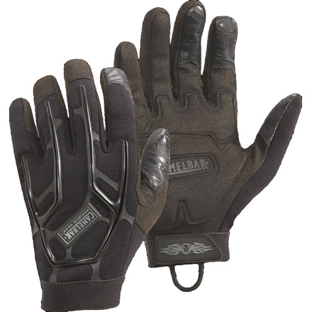 CamelBak Impact Elite CT Synthetic Leather Gloves, Black w/ Logo, Extra Large MPELG05-11