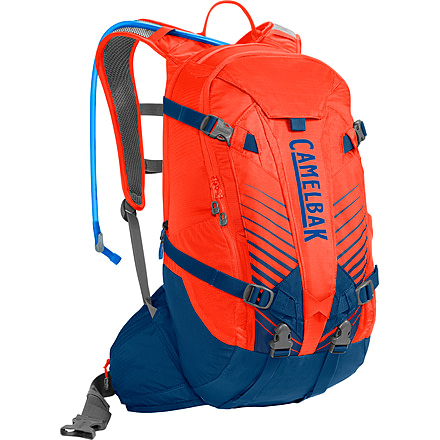CamelBak K.U.D.U. Backpack, 18L, Cherry Tomato/Pitch Blue, 1131603000