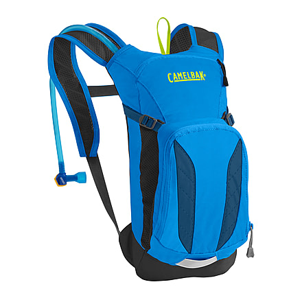 CamelBak Mini-M.U.L.E. Kids Hydration Pack-Electric Blue/Poseidon