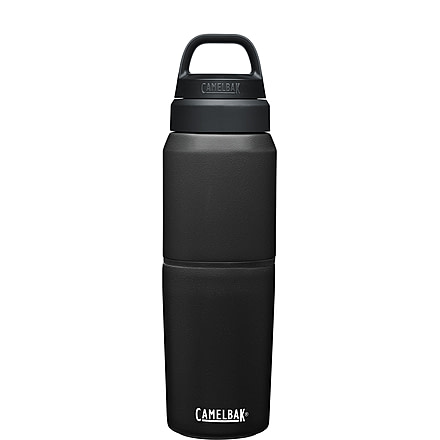 CamelBak MultiBev Insulated Stainless Steel Bottle/Cup, Black/Black, 17oz/12oz, 2412001051