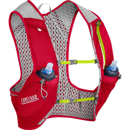 CamelBak Nano Vest, Crimson Red/Lime Punch, Large, 1436601094