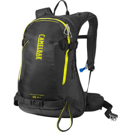CamelBak Phantom LR 24 Ski and Snow Hydration Backpack, Black, 24L, 1355002000