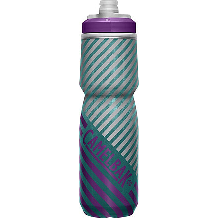 CamelBak Podium Chill Outdoor Bottle, 24oz, Teal Stripe, 1873305071