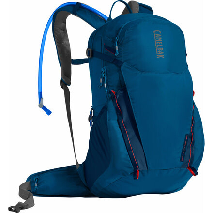 CamelBak Rim Runner 22 Hydration Pack-Grecian Blue/Pumpkin