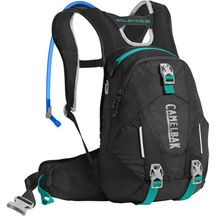 CamelBak Solstice 10 LR Hydration Pack, Black/Columbia Jade, 100 oz 1135001000