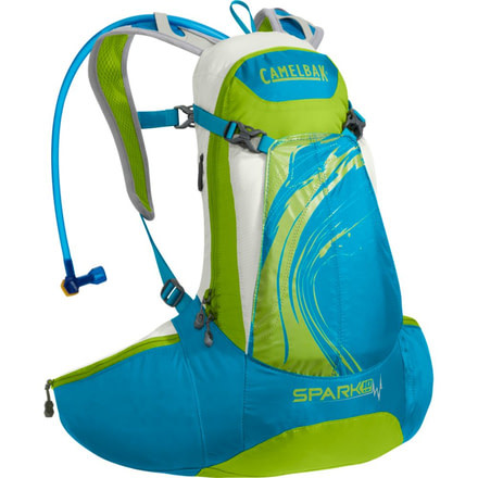 CamelBak Spark 10 LR Hydration Pack-Blue Jewel/Chartreuse