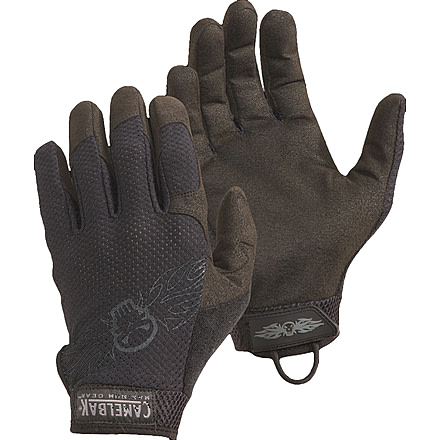 CamelBak Vent Gloves w/ Wristband Loop &amp; Logo, Black, Small VLG05-08