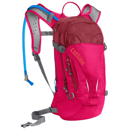 CamelBak Women's L.U.X.E. Hydration Pack, 100 oz, Cerise/Pomegranate, 100oz, 2246501000