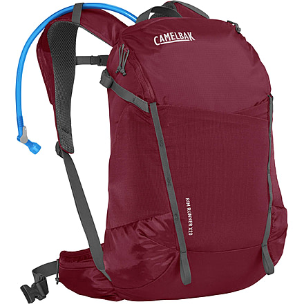 CamelBak Womens Rim Runner X20, 20 liters, Cabernet/Cool Grey, 20 L, 2727601000