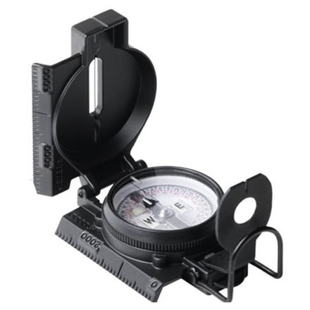 Cammenga S.W.A.T.Black Tritium Lensatic Compass, Clam Pack, B3HCS