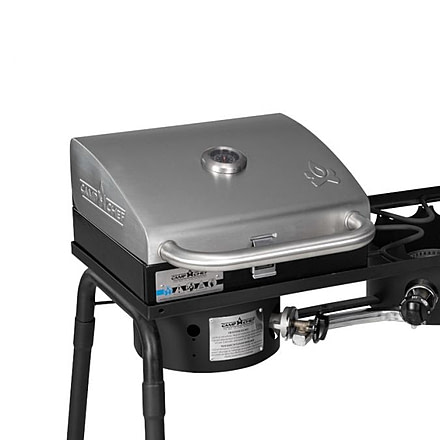 Camp Chef 14x16in Deluxe Stainless Steel BBQ Grill, 1 Burner, Box Accessory, Stainless, BB30LS