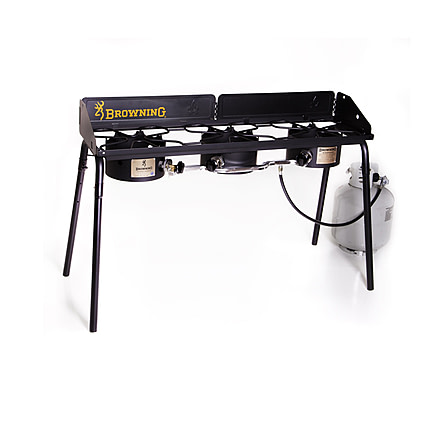 Camp Chef Browning 3X Three Burner Stove, Black/Yellow EX90LWB
